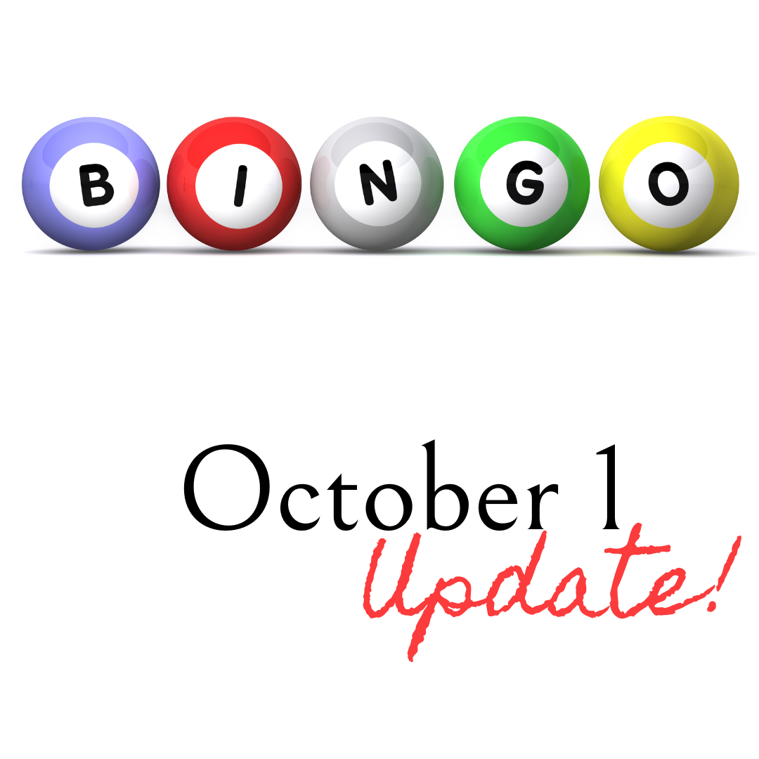 Bingo Update for Oct 1! – St. James – St. Leo Catholic Community
